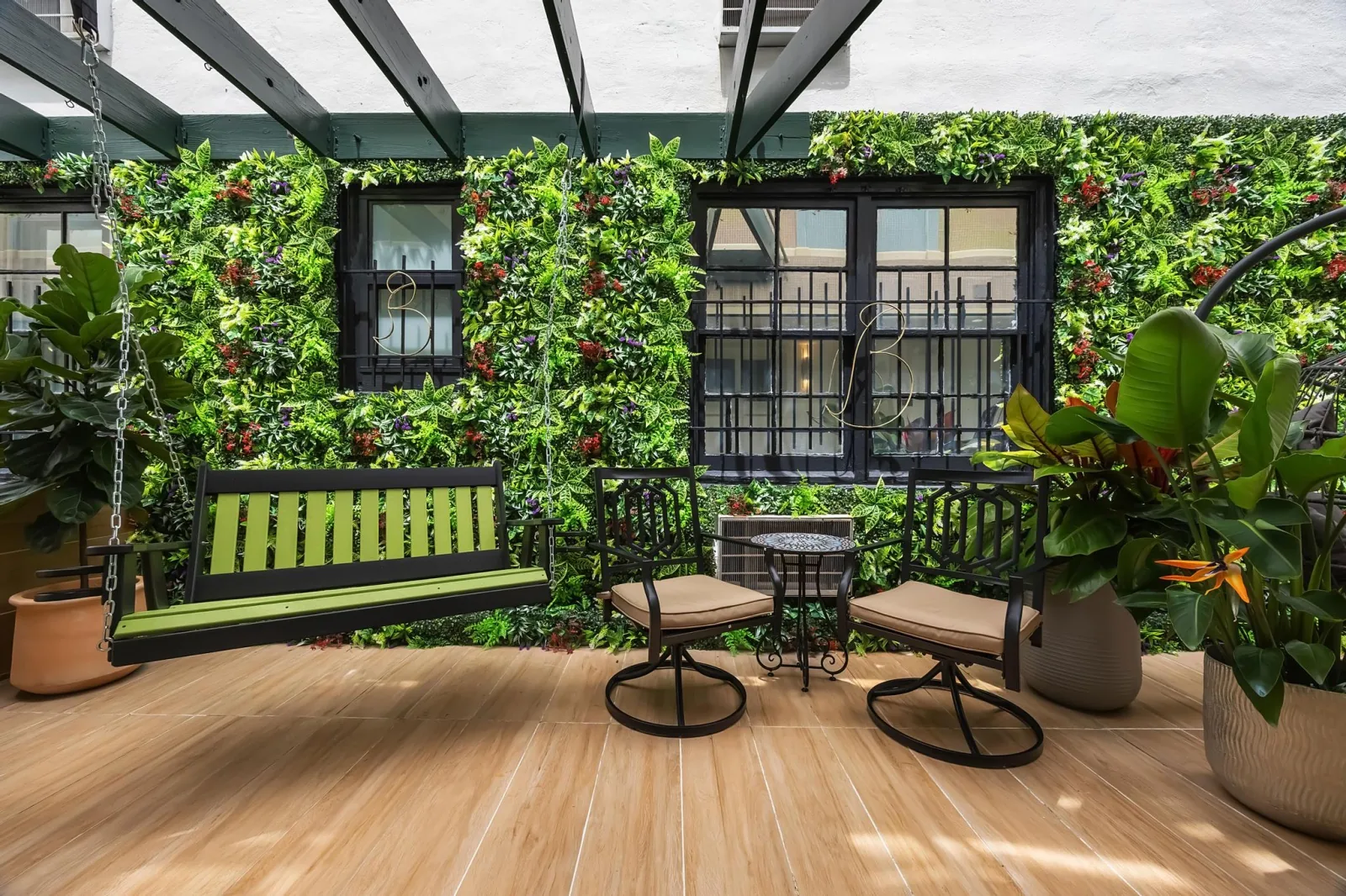 The garden courtyard